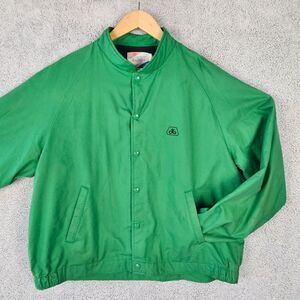 Vtg Swingster Mens XL Pioneer Seed Feed 80s Green Bomber Jacket Farm Agriculture